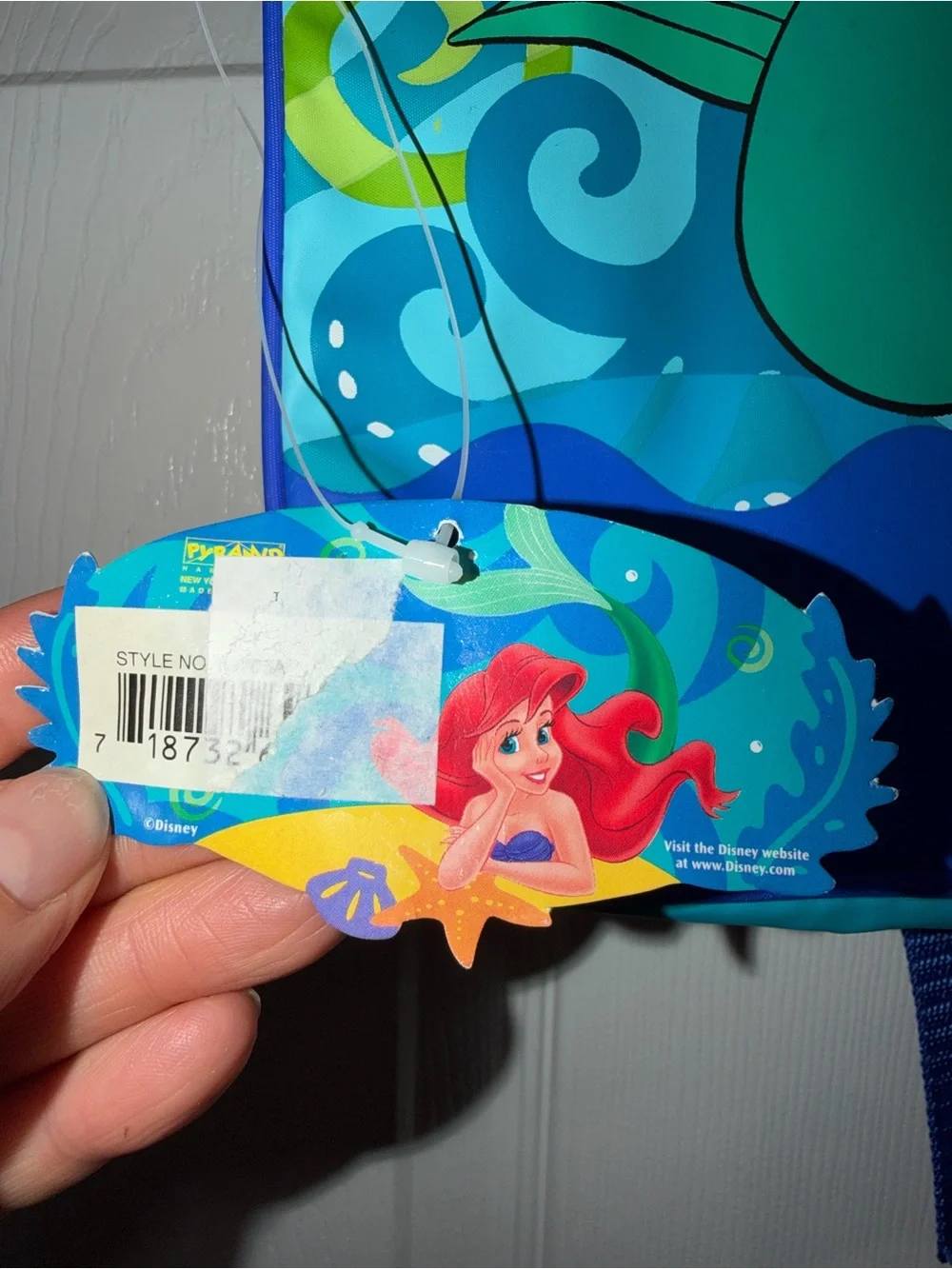 Disney The Little Mermaid Ariel Kids Mini Backpack NWT 9x12